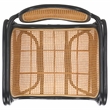 Safavieh Nadie Rattan Accent Chair in Black/Natural