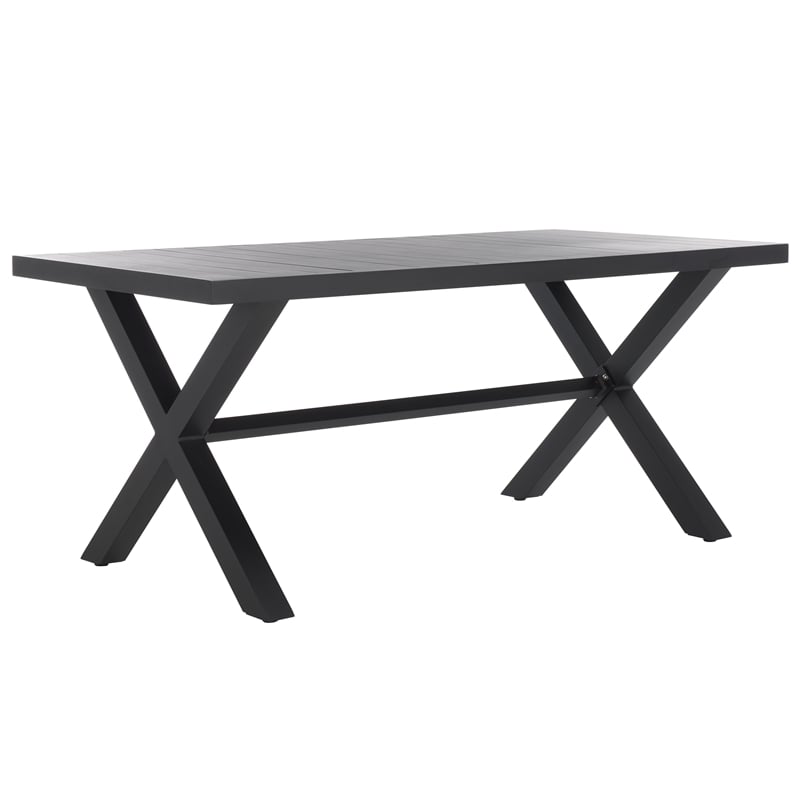 Safavieh Core Aluminum Dining Table in Gray