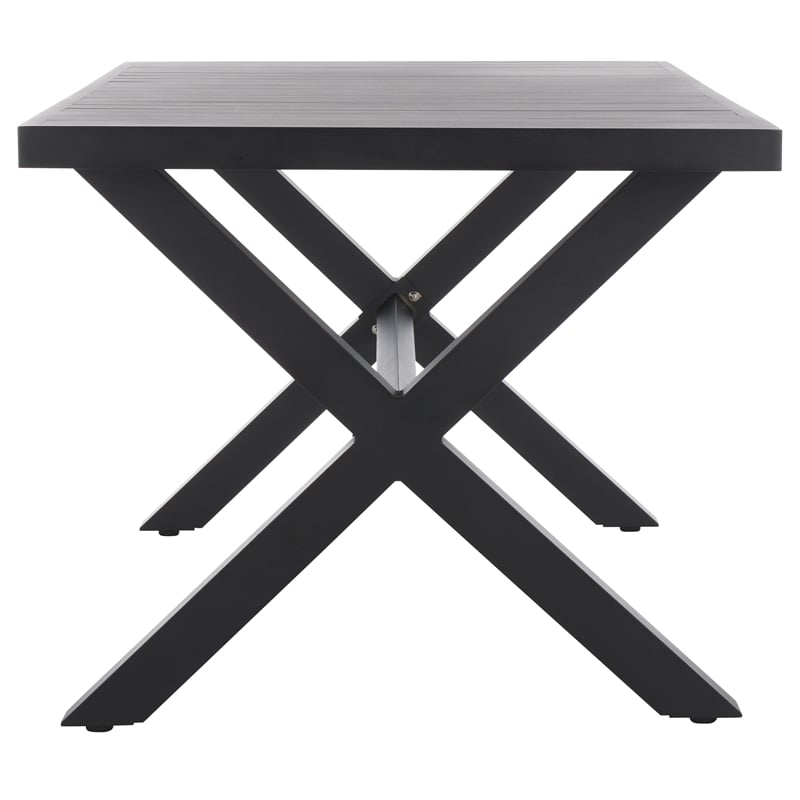 Safavieh Core Aluminum Dining Table in Gray