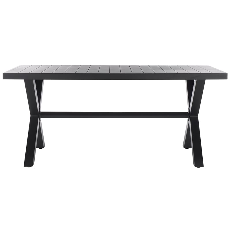 Safavieh Core Aluminum Dining Table in Gray