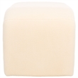 Safavieh Tenko Pine and Polyester Bench in Cream