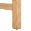 Safavieh Arian Teak and Leather Counter Stool in White / Natural