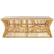 Safavieh Gensho  Wood and Rattan Coffee Tables in Natural /Brown