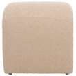 Safavieh Kibo  Pine and Polyester Ottoman in Tan
