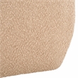 Safavieh Whitley Pine Wood and Fabric Rectangular Ottoman in Tan