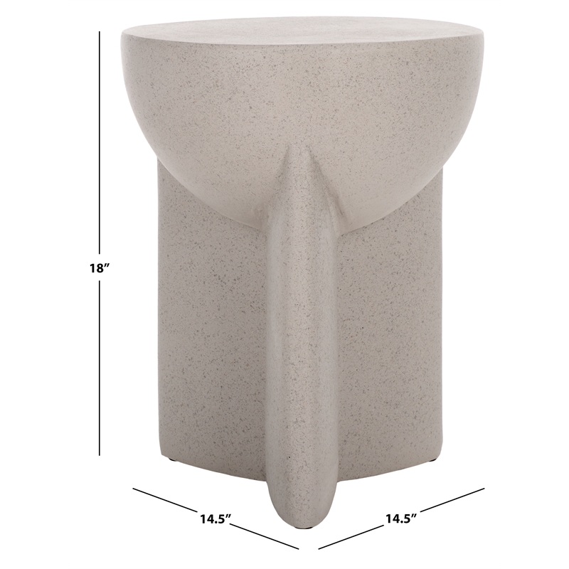 Safavieh Vidette Accent Table in Gray
