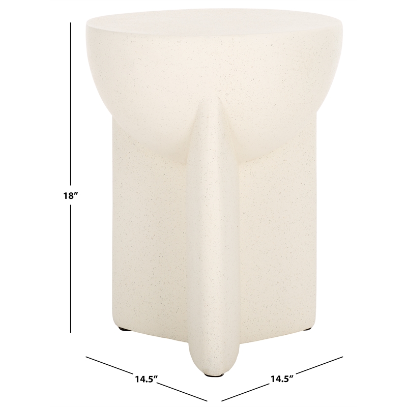 Safavieh Vidette Accent Table in White