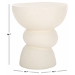 Safavieh Erwin Accent Table in White