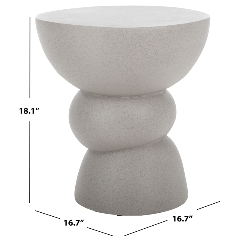 Safavieh Erwin Accent Table in Gray