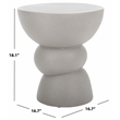 Safavieh Erwin Accent Table in Gray