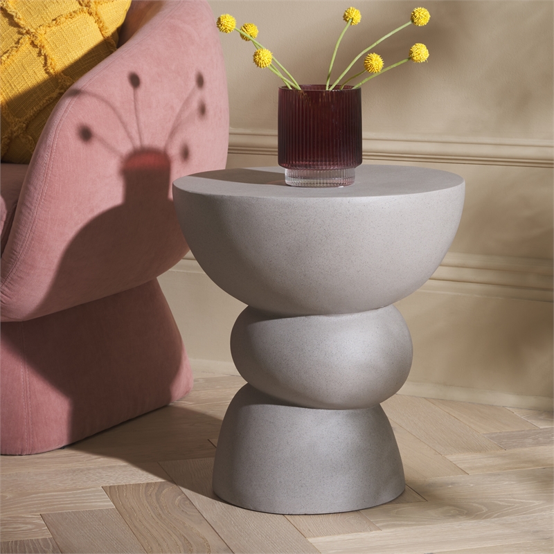 Safavieh Erwin Accent Table in Gray