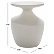 Safavieh Jaiya Accent Table in White