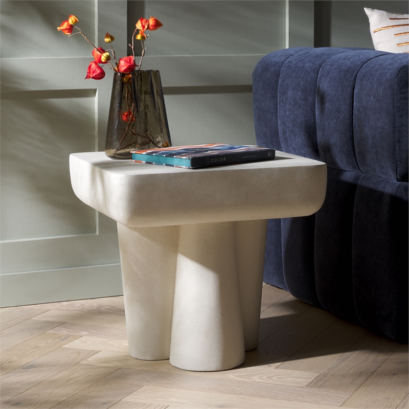 Safavieh Leeza   Accent Table in White