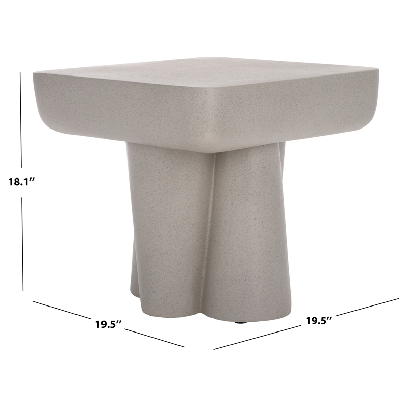 Safavieh Leeza Accent Table in Gray