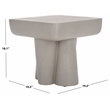 Safavieh Leeza Accent Table in Gray