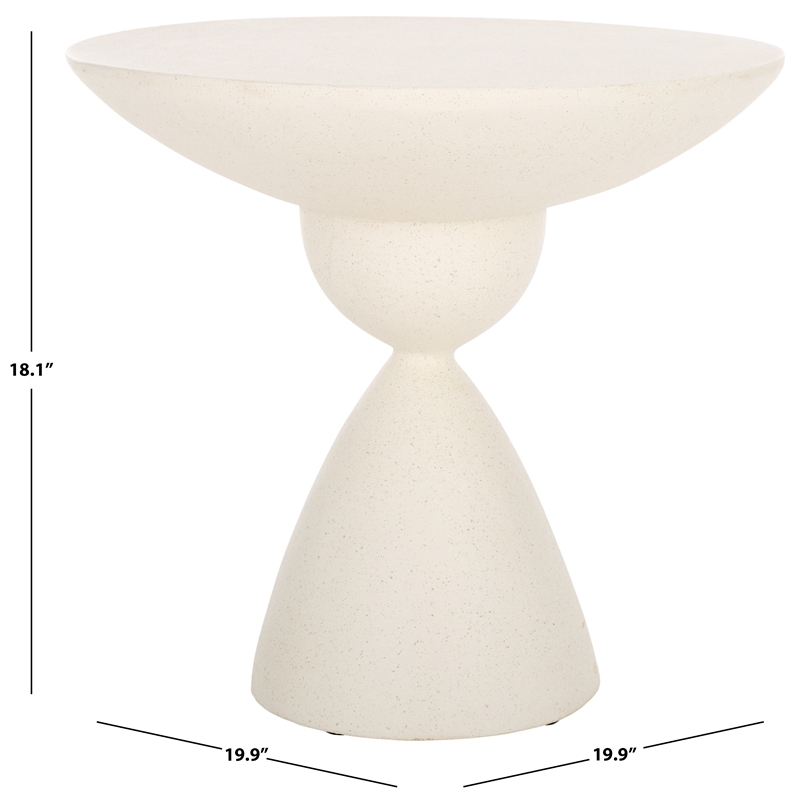 Safavieh Atley Accent Table in White