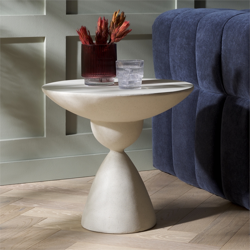 Safavieh Atley Accent Table in White