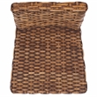 Safavieh Grove Wood and Rattan Side Chair in Brown