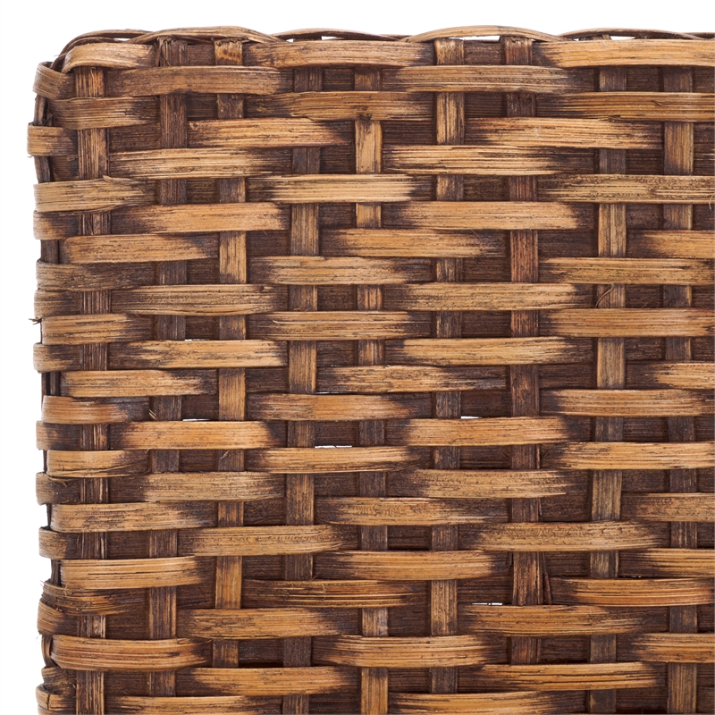 Safavieh Grove Wood and Rattan Side Chair in Brown