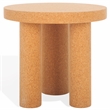 Safavieh Gilligan 3 Leg Accent Table in Cork