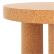 Safavieh Gilligan 3 Leg Accent Table in Cork