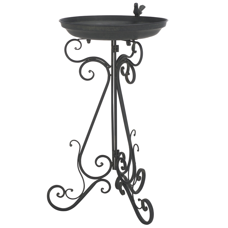 Safavieh Ashlan  Iron Bird Baths in Black