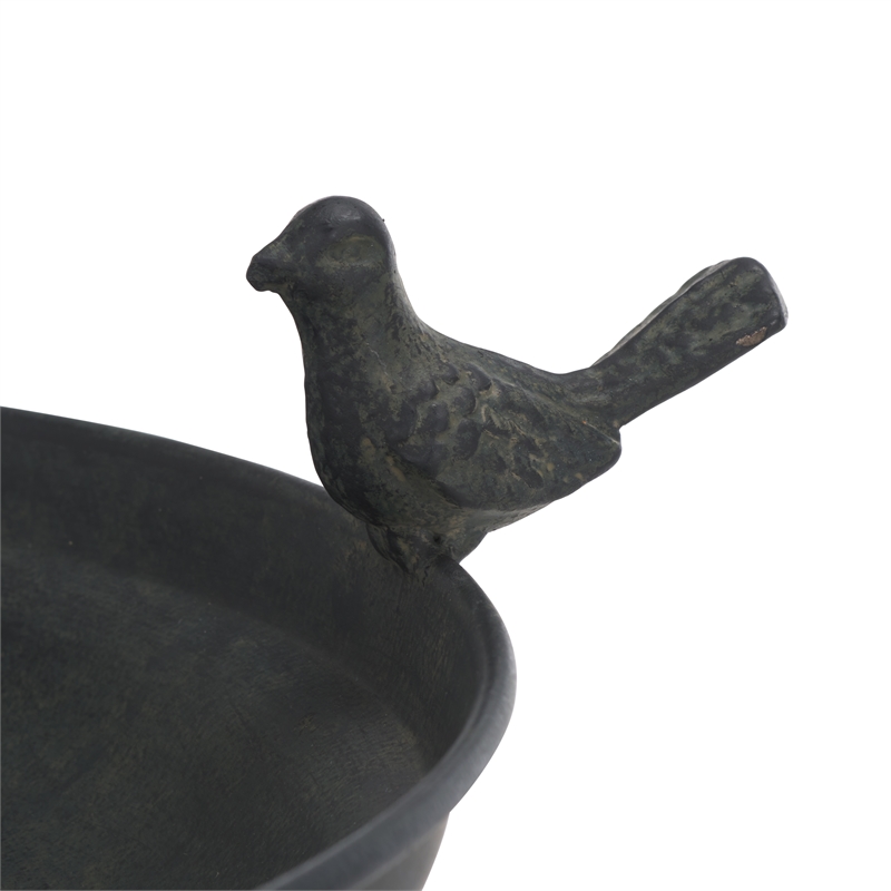 Safavieh Ashlan  Iron Bird Baths in Black