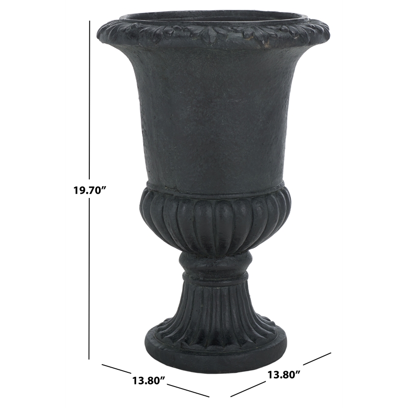 Safavieh Paul Resin Planters in Black