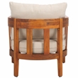 Safavieh Owen Polyester Chairs  in Natural / Taupe