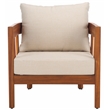 Safavieh Owen Polyester Chairs  in Natural / Taupe