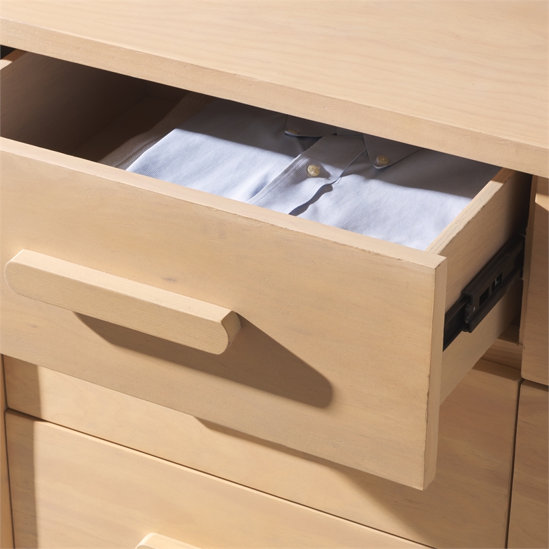 Safavieh Darrynn Pine Wood Dresser in Natural