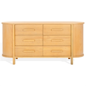 Safavieh Darrynn Pine Wood Dresser in Natural