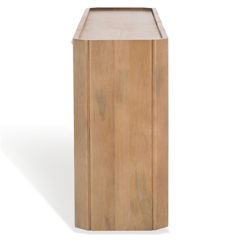 safavieh howie wood sideboard in natural