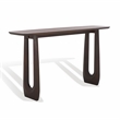 Safavieh Cassiette Wood and Steel  Console Table in Walnut