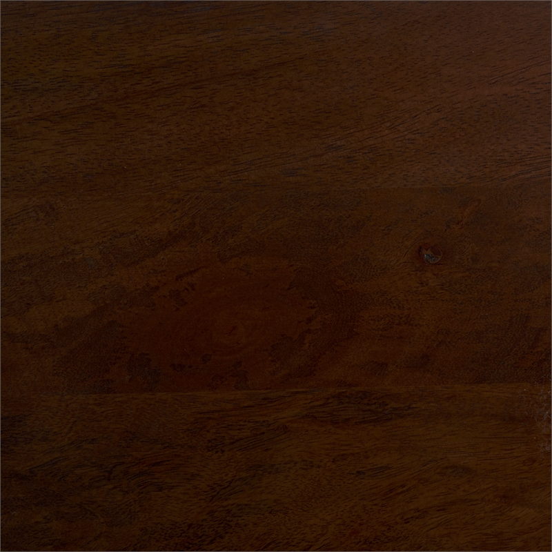 Safavieh Cassiette Wood and Steel  Console Table in Walnut
