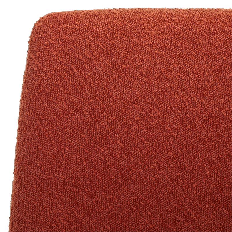 Safavieh Derrick  Birch and Steel  Dining Chair in Rust