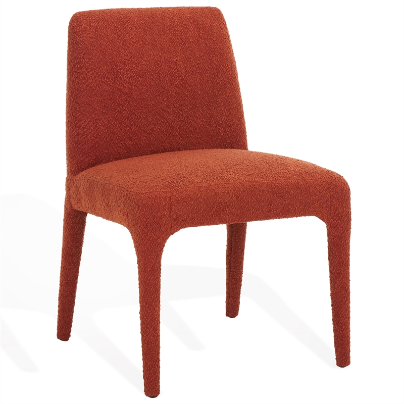 Safavieh Derrick  Birch and Steel  Dining Chair in Rust