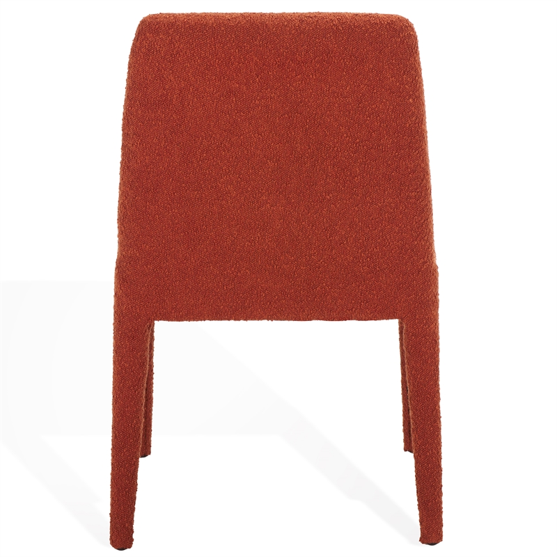 Safavieh Derrick  Birch and Steel  Dining Chair in Rust