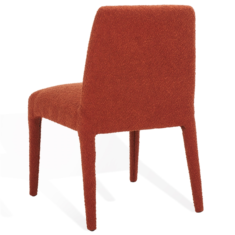 Safavieh Derrick  Birch and Steel  Dining Chair in Rust