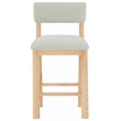 Safavieh Wrenley Wood Counterstool in Taupe / Natural