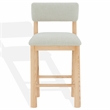 Safavieh Wrenley Wood Counterstool in Taupe / Natural