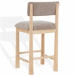 Safavieh Wrenley Wood Counterstool in Light Brown / Natural