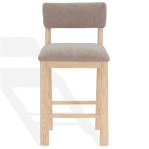 Safavieh Wrenley Wood Counterstool in Light Brown / Natural