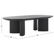Safavieh Barnard Wood Coffee Table in Black