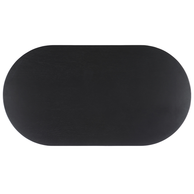Safavieh Barnard Wood Coffee Table in Black