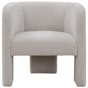 Safavieh Sammie Pine Wood Accent Chair in Light Gray