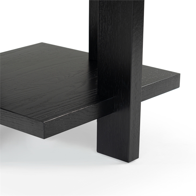 Safavieh Quigley Oak Accent Table in Black