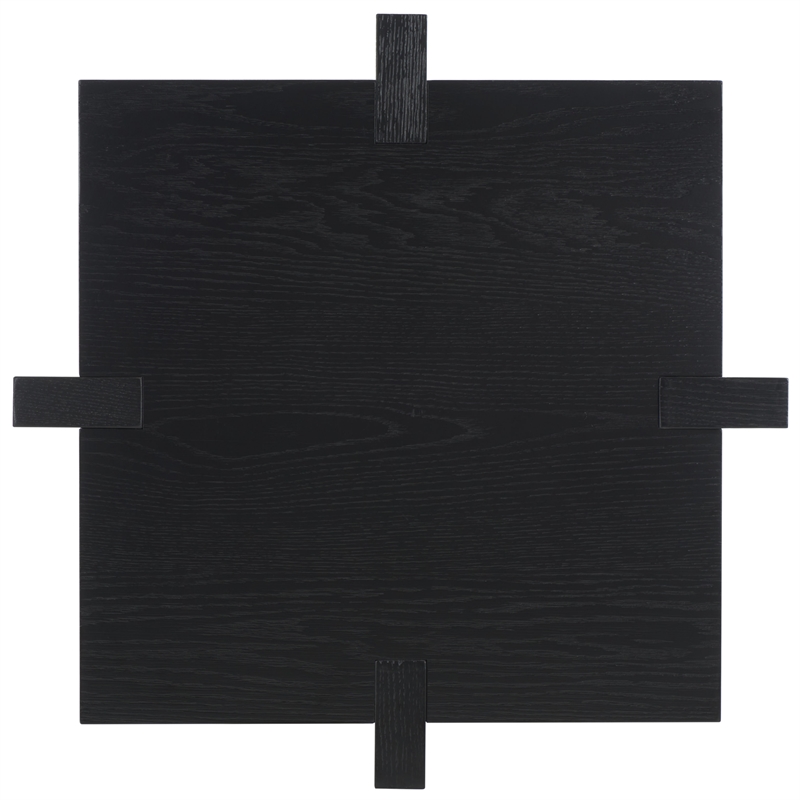 Safavieh Quigley Oak Accent Table in Black