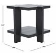 Safavieh Quigley Oak Accent Table in Black
