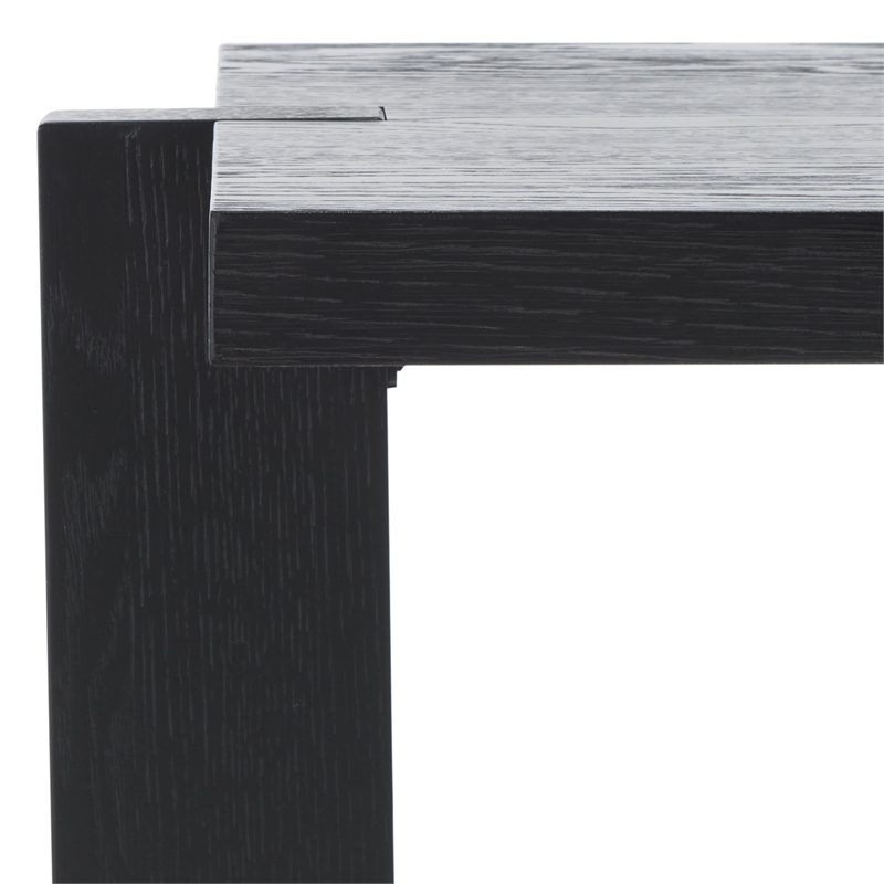 Safavieh Quigley Oak Accent Table in Black